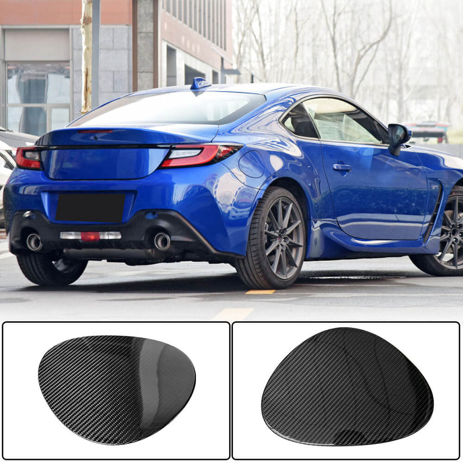 Subaru BRZ Toyota GR86 Fuel Tank Cover Dry Carbon Fiber-Ahacarbon
