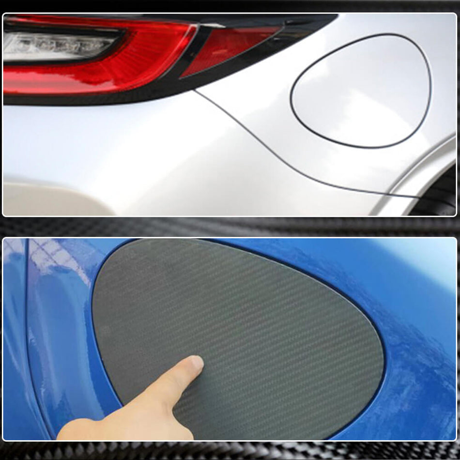 Subaru BRZ Toyota GR86 Fuel Tank Cover Dry Carbon Fiber-Ahacarbon