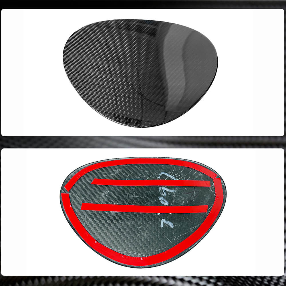 Subaru BRZ Toyota GR86 Fuel Tank Cover Dry Carbon Fiber-Ahacarbon