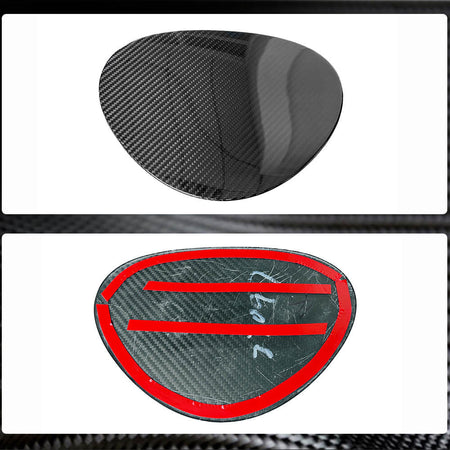 Subaru BRZ Toyota GR86 Fuel Tank Cover Dry Carbon Fiber-Ahacarbon