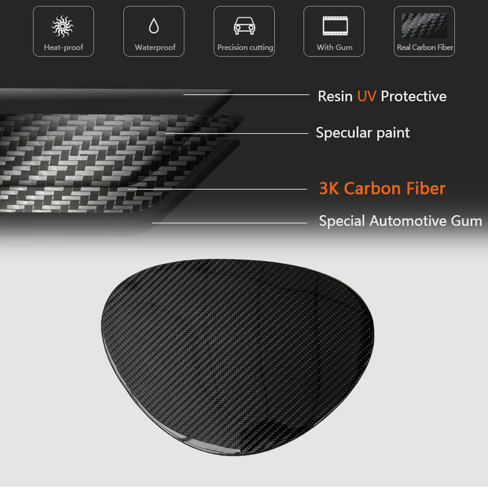 Subaru BRZ Toyota GR86 Fuel Tank Cover Dry Carbon Fiber-Ahacarbon