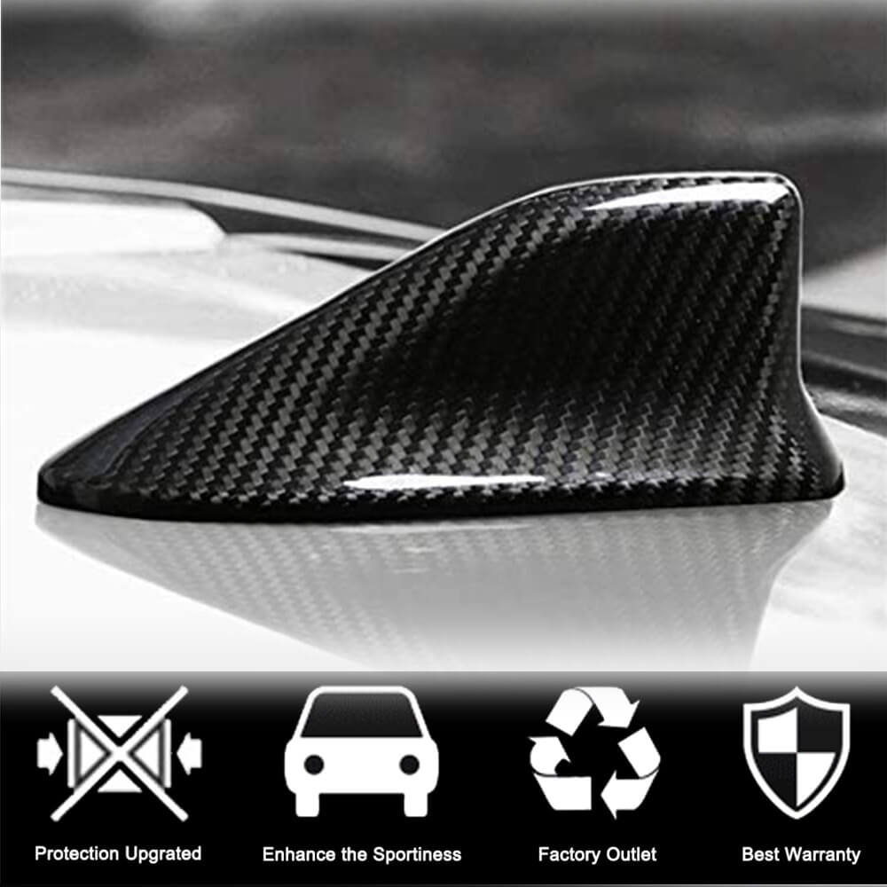 Subaru BRZ Toyota GR86 2022+ Shark Fin Roof Antenna Cover Dry Carbon Fiber-Ahacarbon