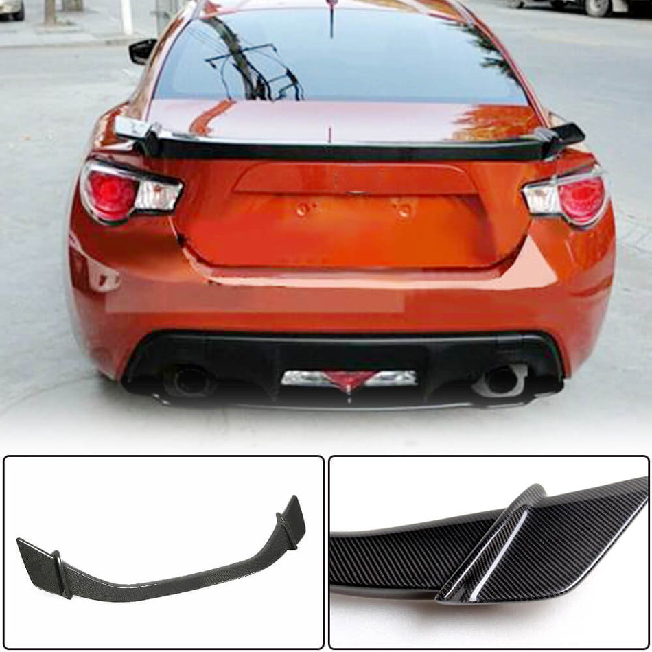 Subaru BRZ Toyota GT86 FT86 Scion FR-S Rear Trunk Spoiler Carbon Fiber-Ahacarbon