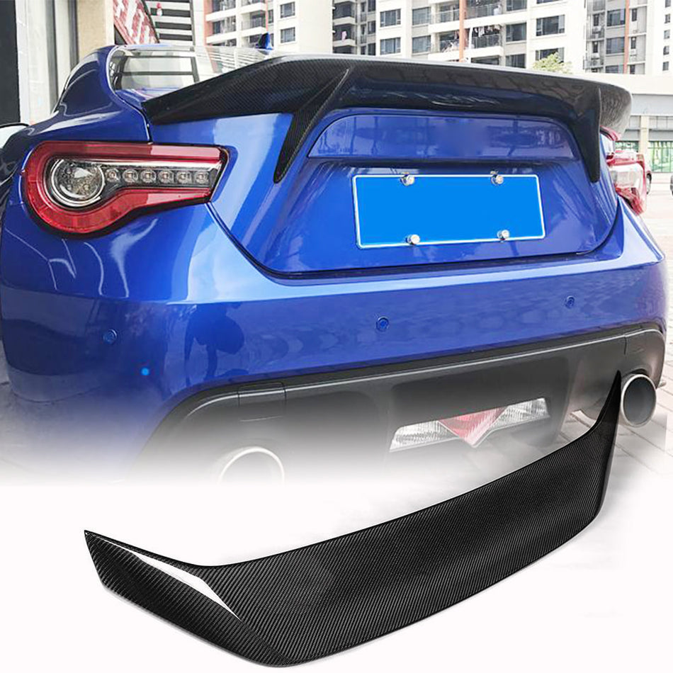 Subaru BRZ Toyota GT86 FT86 Scion FR-S 2016-2020 Rear Trunk Spoiler Carbon Fiber-Ahacarbon