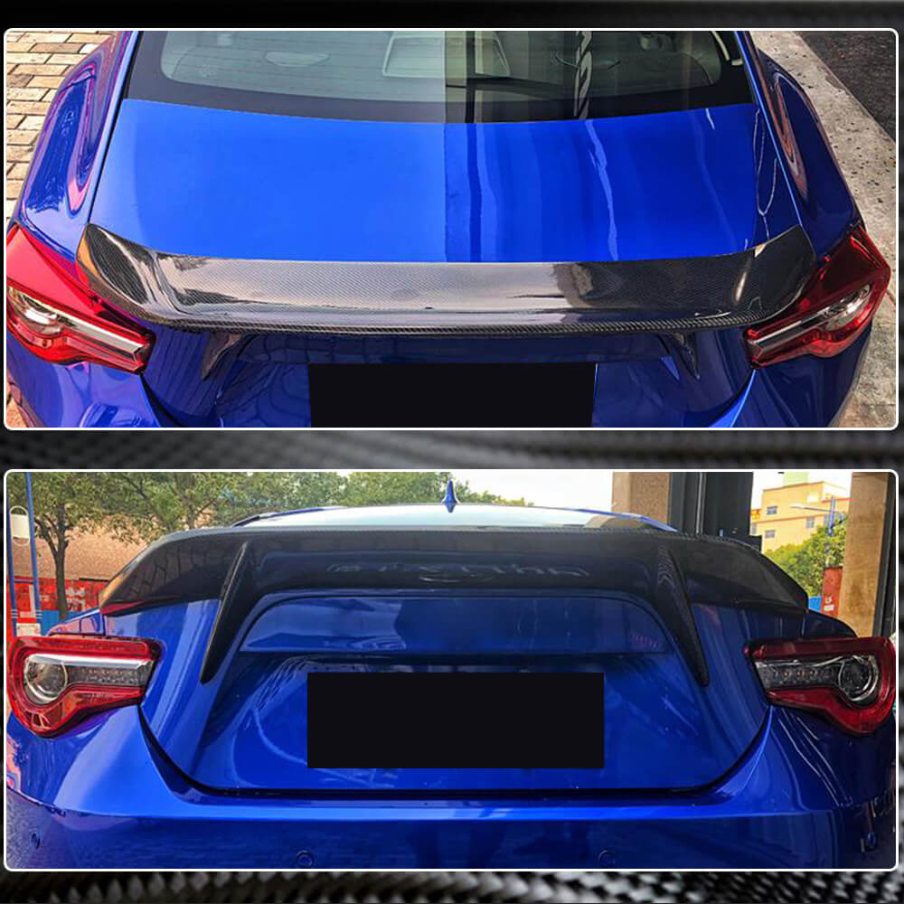 Subaru BRZ Toyota GT86 FT86 Scion FR-S 2016-2020 Rear Trunk Spoiler Carbon Fiber-Ahacarbon