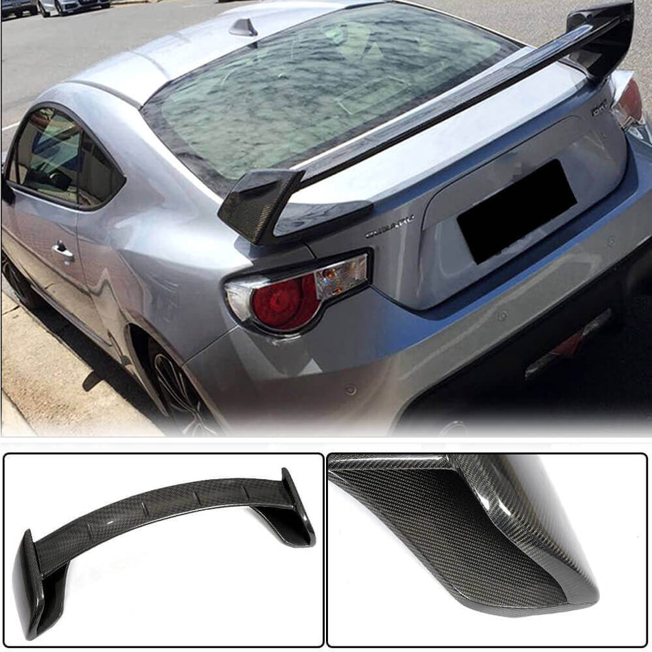 For Subaru BRZ Toyota GT86 FT86 Scion FR-S Carbon Fiber Rear Trunk Spoiler Boot Wing Lip-Ahacarbon
