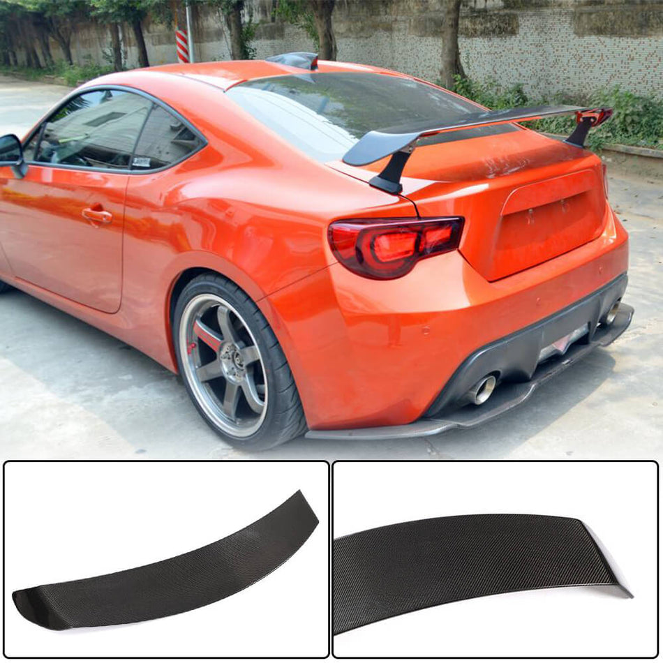 For Subaru BRZ Toyota GT86 FT86 Scion FR-S Carbon Fiber Rear Trunk Spoiler Boot Wing Lip-Ahacarbon