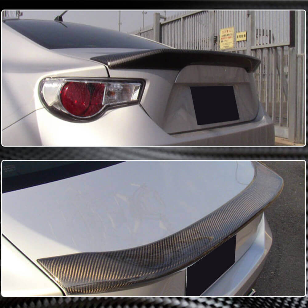 Subaru BRZ Toyota GT86 FT86 Scion FR-S Rear Trunk Spoiler Carbon Fiber-Ahacarbon