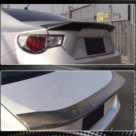 Subaru BRZ Toyota GT86 FT86 Scion FR-S Rear Trunk Spoiler Carbon Fiber-Ahacarbon