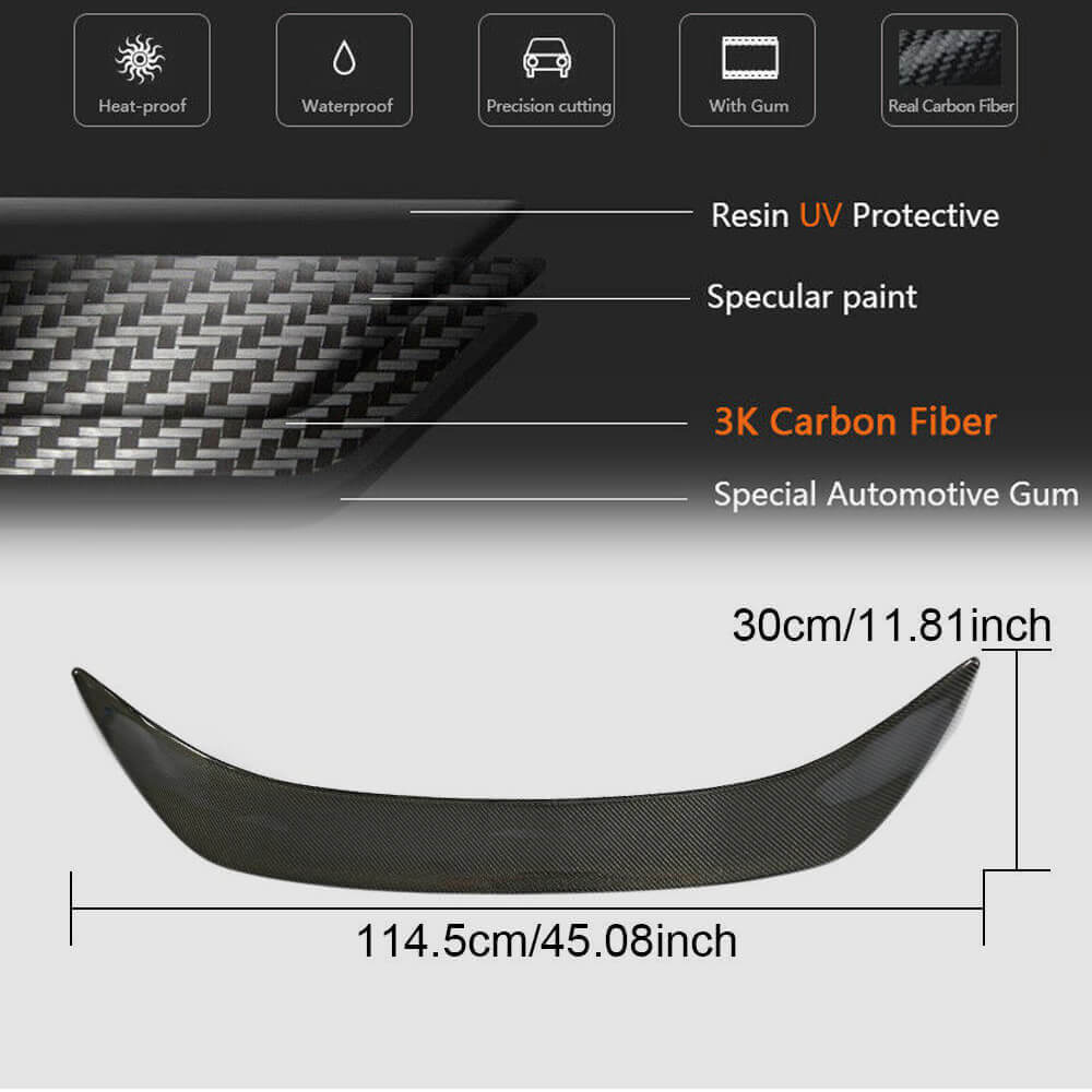 Subaru BRZ Toyota GT86 FT86 Scion FR-S Rear Trunk Spoiler Carbon Fiber-Ahacarbon