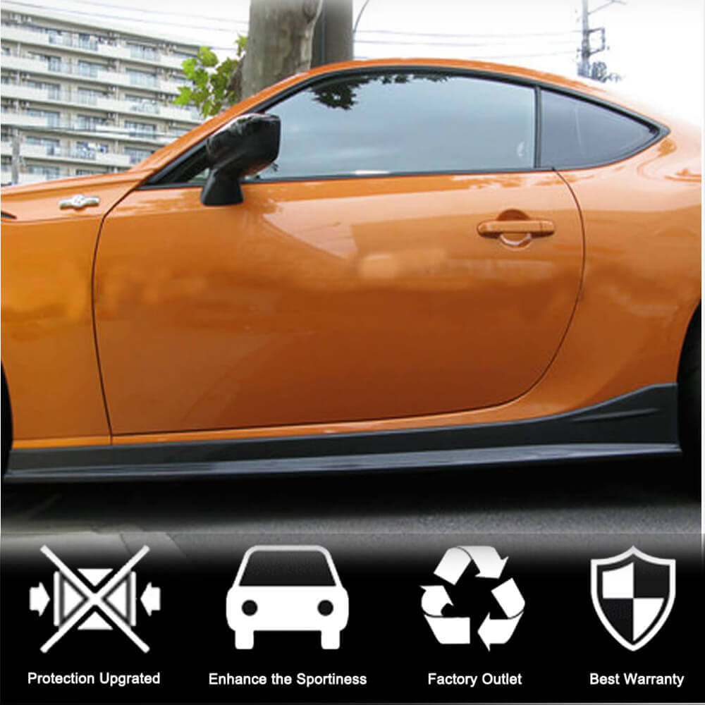 Subaru BRZ Toyota GT86 FT86 Scion FR-S 2013-2020 Side Skirts Carbon Fiber-Ahacarbon