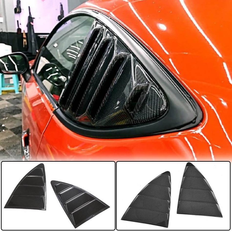 Subaru BRZ Toyota GT86 FT86 Scion FR-S Rear Window Fender Scoops Dry Carbon Fiber-Ahacarbon