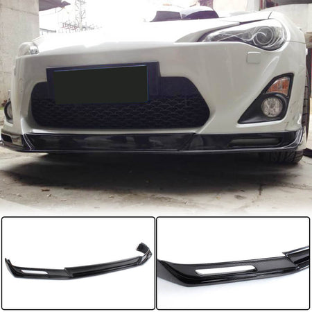 Subaru BRZ Toyota GT86 Scion FR-S Front Bumper Lip Carbon Fiber-Ahacarbon