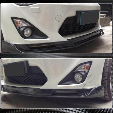 Subaru BRZ Toyota GT86 Scion FR-S Front Bumper Lip Carbon Fiber-Ahacarbon