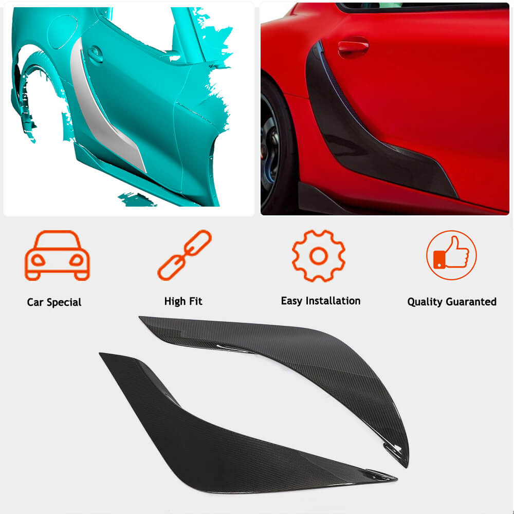 Toyota GR Supra J29 MK5 A90 A91 2019-2023 Door Garnish Covers Carbon Fiber-Ahacarbon