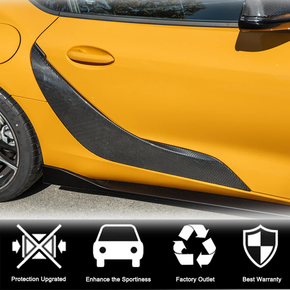 Toyota GR Supra J29 MK5 A90 A91 2019-2023 Door Garnish Covers Carbon Fiber-Ahacarbon