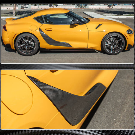 Toyota GR Supra J29 MK5 A90 A91 2019-2023 Door Garnish Covers Carbon Fiber-Ahacarbon