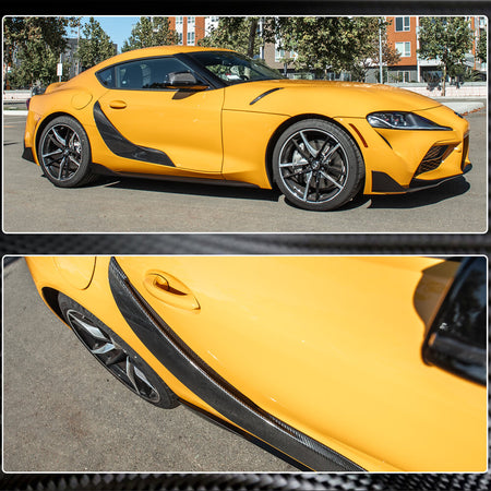 Toyota GR Supra J29 MK5 A90 A91 2019-2023 Door Garnish Covers Carbon Fiber-Ahacarbon