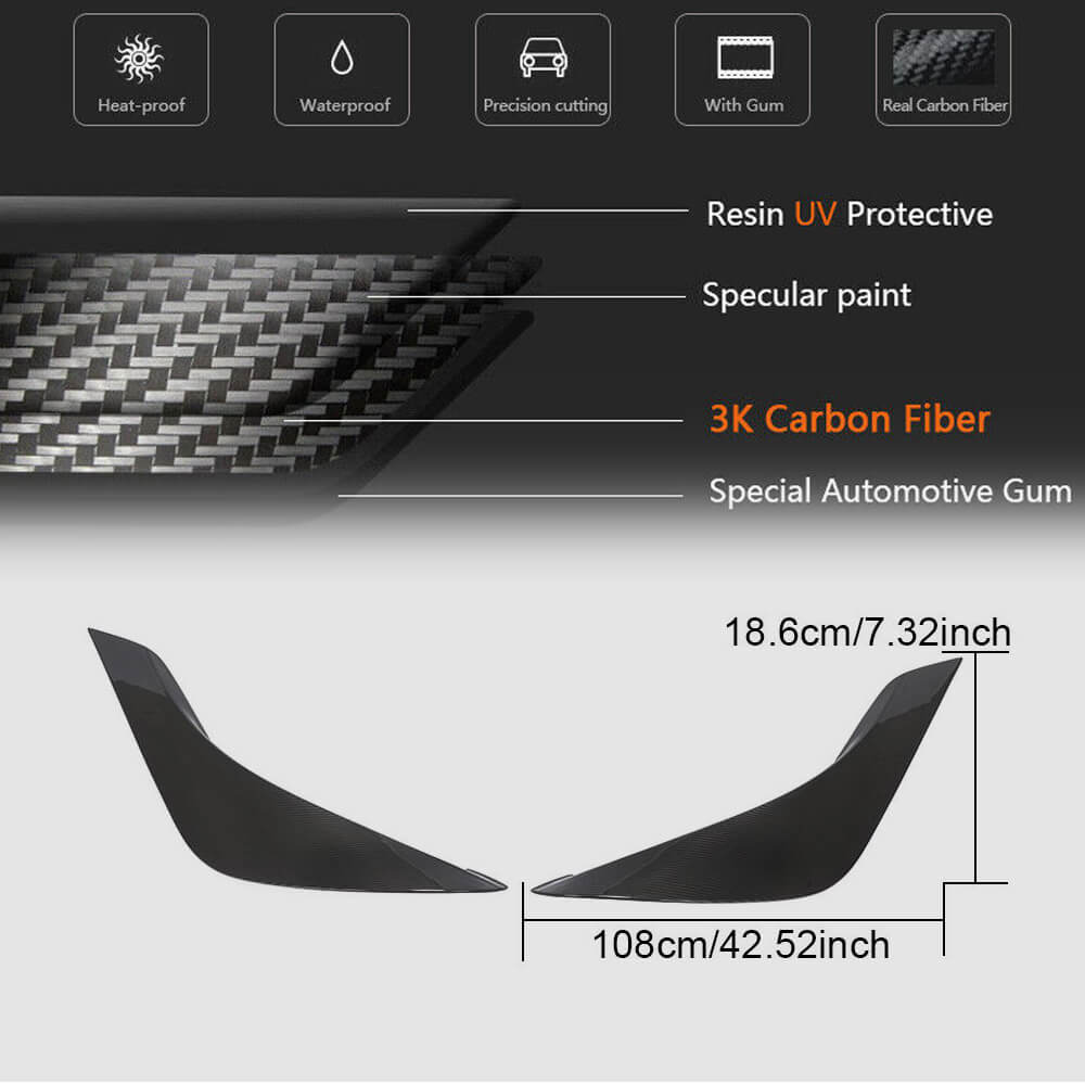 Toyota GR Supra J29 MK5 A90 A91 2019-2023 Door Garnish Covers Carbon Fiber-Ahacarbon
