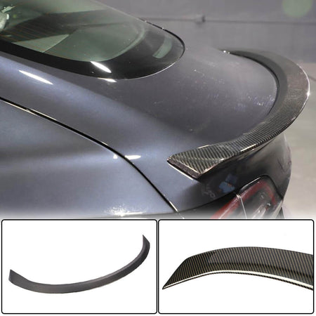 For Tesla Model 3 2016-2022 Rear Trunk Spoiler Carbon Fiber-Ahacarbon