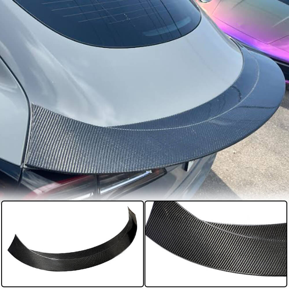 Tesla Model 3 Sedan 4-Door 2016-2022 Rear Trunk Spoiler Carbon Fiber-Ahacarbon