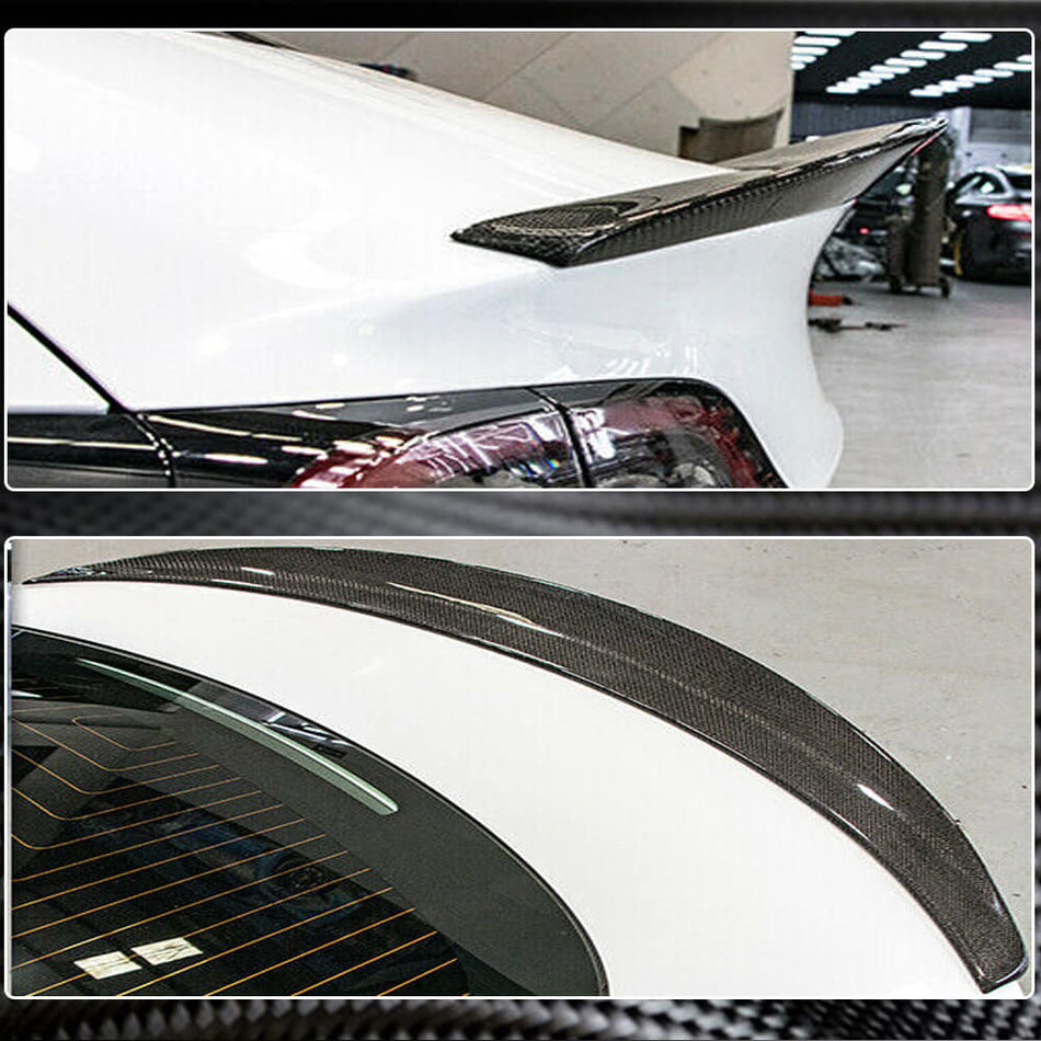 Tesla Model 3 Sedan 4-Door 2016-2022 Rear Trunk Spoiler Carbon Fiber-Ahacarbon