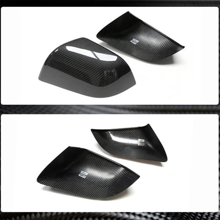 Tesla Model 3 Mirror Cover Add-on Dry Carbon Fiber-Ahacarbon