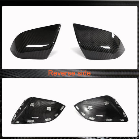 Tesla Model 3 2016-2023 Replacement Style Mirror Covers Dry Carbon Fiber-Ahacarbon