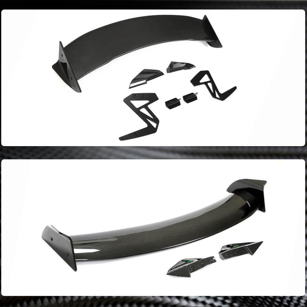Tesla Model 3 Rear Trunk Spoiler Dry Carbon Fiber-Ahacarbon