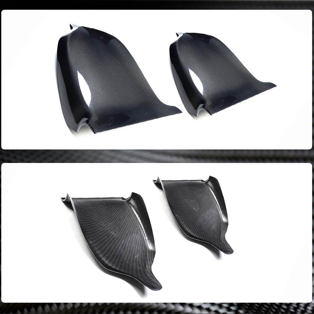 Tesla Model S 2012-2020 Front Seatback Cover Carbon Fiber-Ahacarbon