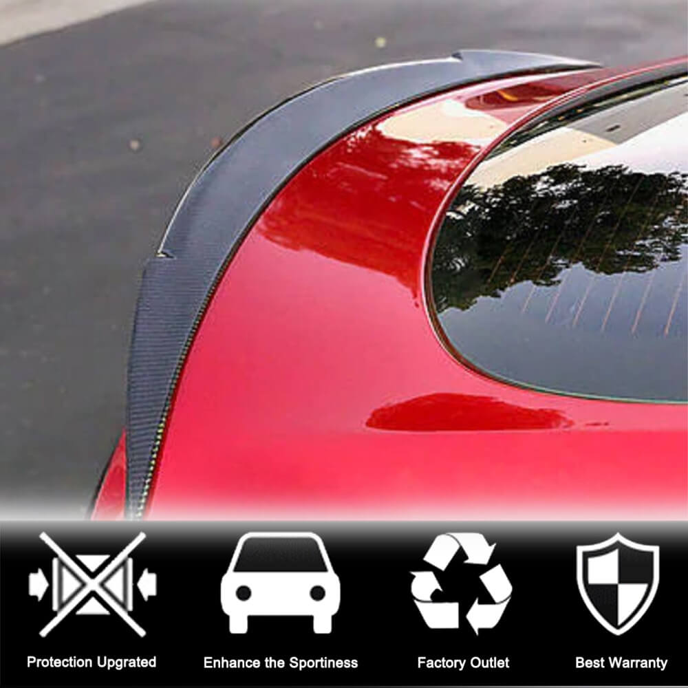 Tesla Model S 2012-2023 Carbon Fiber Rear Trunk Spoiler-Ahacarbon