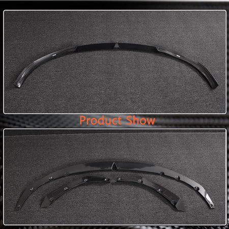Tesla Model S 2021-2023 Front Bumper Lip Carbon Fiber-Ahacarbon