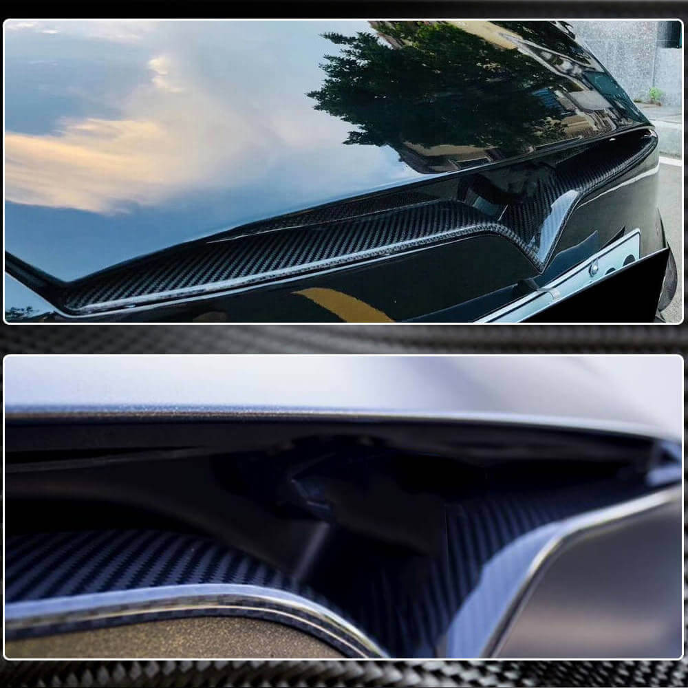 Tesla Model S 2016-2022 Front Grille Carbon Fiber-Ahacarbon