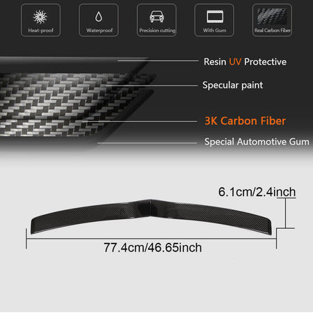 Tesla Model S 2016-2022 Front Grille Carbon Fiber-Ahacarbon