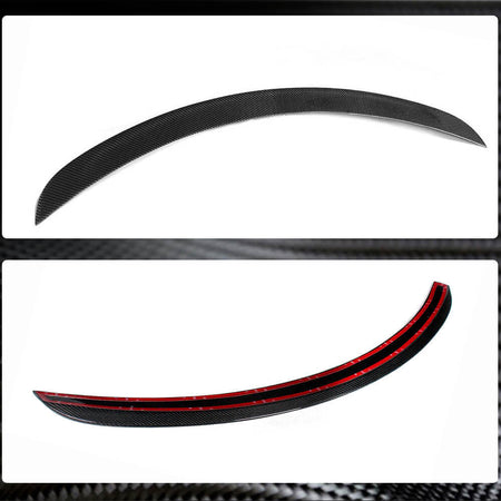 Tesla Model S 2012-2024 Carbon Fiber Rear Trunk Spoiler Boot Wing Lip-Ahacarbon