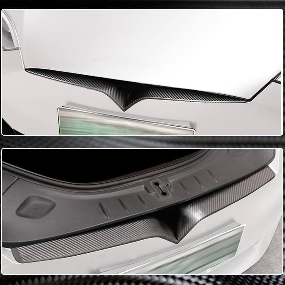 Tesla Model X 2016-2022 Front Bumper Grille Carbon Fiber-Ahacarbon