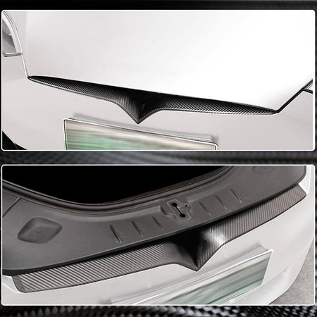 Tesla Model X 2016-2022 Front Bumper Grille Carbon Fiber-Ahacarbon