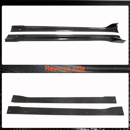 Tesla Model Y 2019+ Side Skirts Carbon Fiber-Ahacarbon