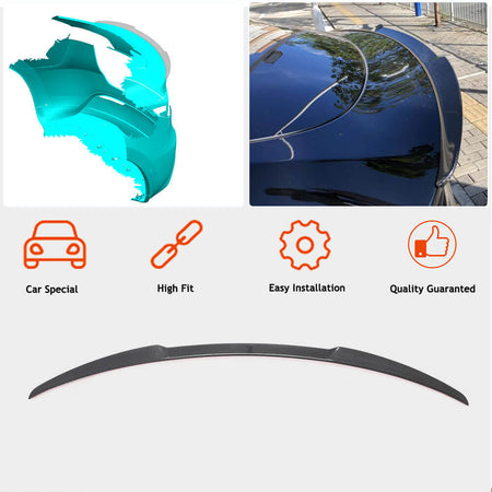 Tesla Model Y 2020UP Rear Trunk Spoiler Dry Carbon Fiber-Ahacarbon