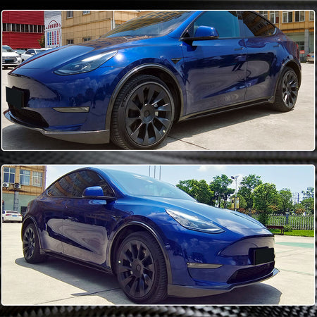 Tesla Model Y Wheel Arch Fender Flares Dry Carbon Fiber-Ahacarbon