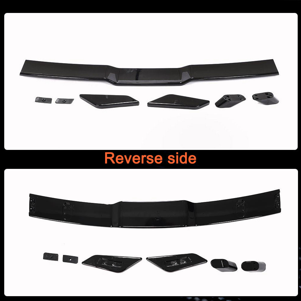 Toyota 8th Gen Camry LE SE XLE XSE 2018-2022 & for Honda Accord 10th Gen Rear Trunk Spoiler Glossy Black-Ahacarbon