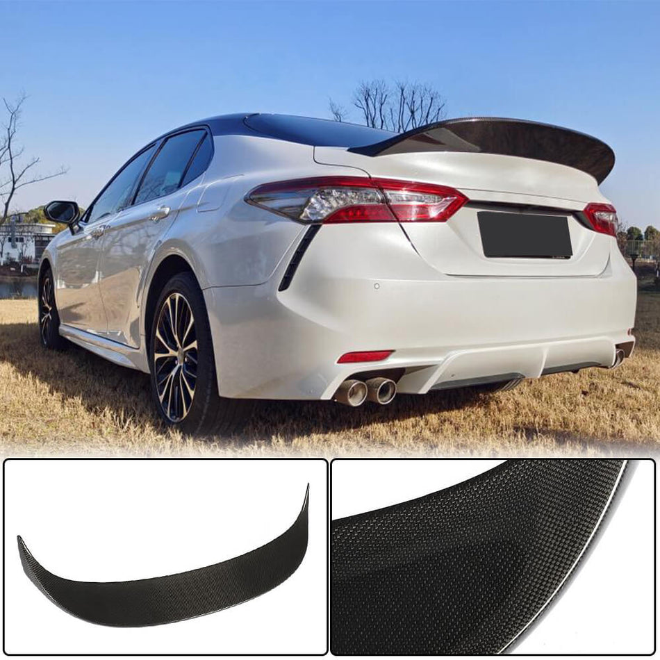 Toyota Camry XV70 Sedan 2018-2021 Rear Trunk Spoiler Carbon Fiber-Ahacarbon
