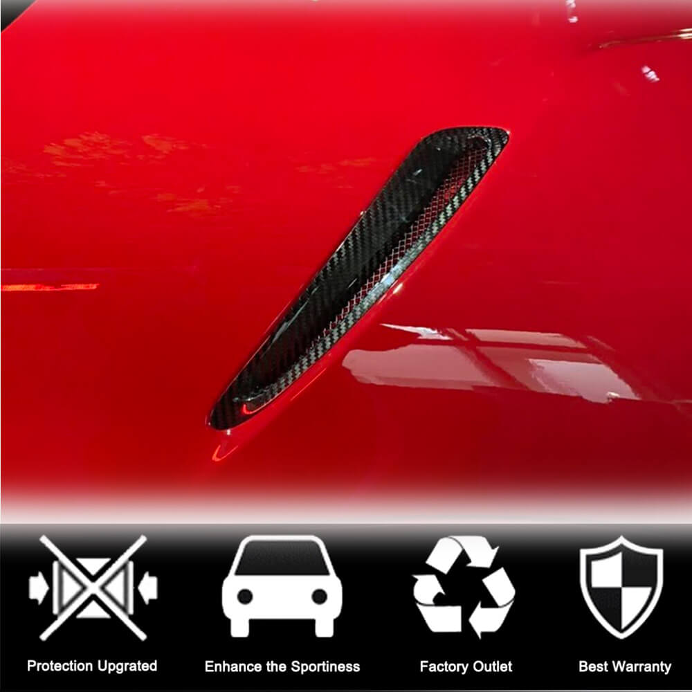 Toyota GR Supra J29 MK5 A90 A91 2019+ Engine Hood Air Vent Dry Carbon Fiber-Ahacarbon