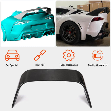 Toyota GR Supra J29 MK5 A90 A91 2020-2023 Rear Trunk Spoiler Carbon Fiber-Ahacarbon