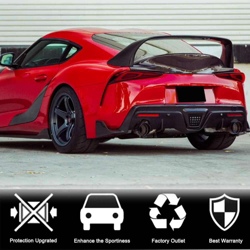 Toyota GR Supra J29 MK5 A90 A91 2020-2023 Rear Trunk Spoiler Carbon Fiber-Ahacarbon