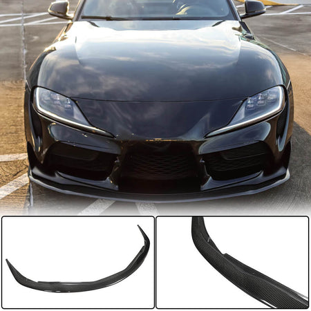 Toyota GR Supra J29 MK5 A90 2019-2021 Front Bumper Lip Carbon Fiber-Ahacarbon