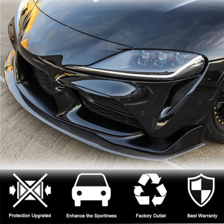 Toyota GR Supra J29 MK5 A90 2019-2021 Front Bumper Lip Carbon Fiber-Ahacarbon