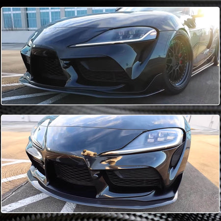 Toyota GR Supra J29 MK5 A90 2019-2021 Front Bumper Lip Carbon Fiber-Ahacarbon