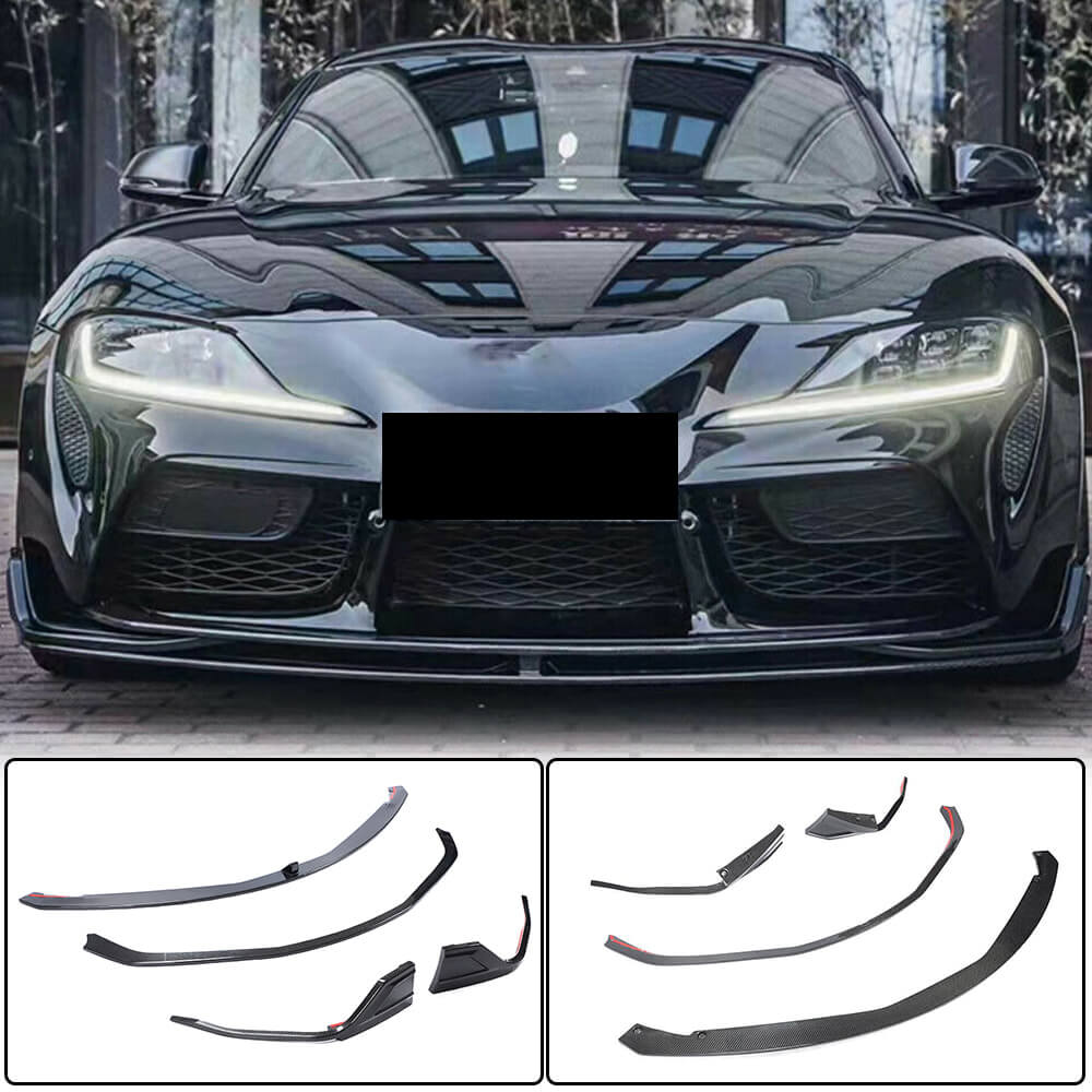 Toyota GR Supra J29 MK5 A90 2019-2021 Front Bumper Lip Carbon Fiber-Ahacarbon