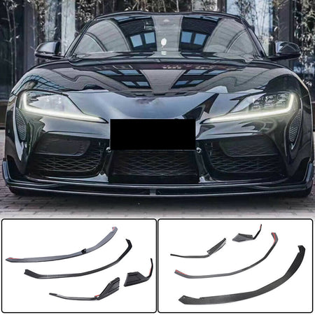 Toyota GR Supra J29 MK5 A90 2019-2021 Front Bumper Lip Carbon Fiber-Ahacarbon